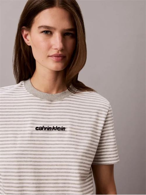 ss classic stripe logo tee CALVIN KLEIN JEANS | LV047G812G21L